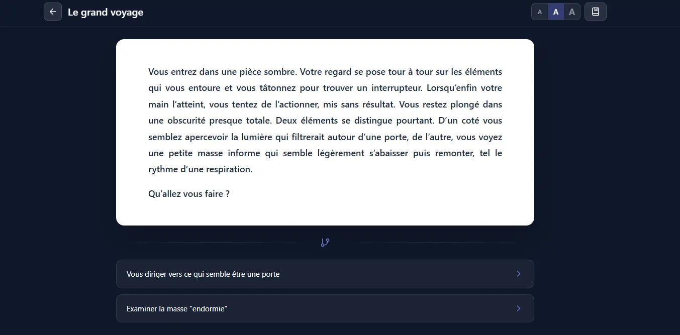 Vos choix laissent des traces